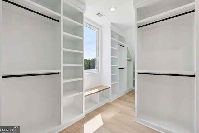 3205 Bold Springs Rd, Dacula, GA 30019 - walk in closet with light wood-style flooring