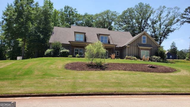 90 Alcovy Reserve Way, Covington, GA 30014 - craftsman-style home featuring board and batten siding and a front lawn