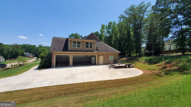 90 Alcovy Reserve Way, Covington, GA 30014 - view of property exterior with a yard and concrete driveway