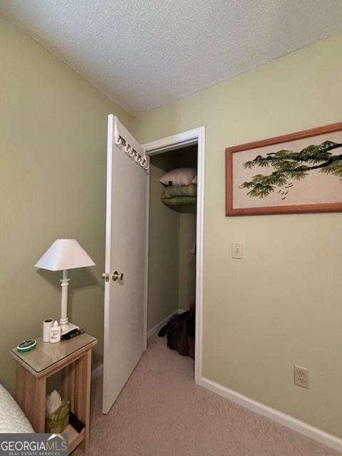 42 Lagoon Rd, Statesboro, GA 30461 - corridor featuring light colored carpet and a textured ceiling
