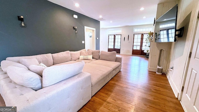 420 Ashbury Cir, Dallas, GA 30157 - living room with wood finished floors and recessed lighting