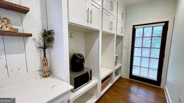 420 Ashbury Cir, Dallas, GA 30157 - mudroom featuring dark wood finished floors