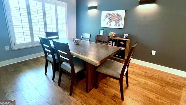 420 Ashbury Cir, Dallas, GA 30157 - dining space with wood finished floors and baseboards