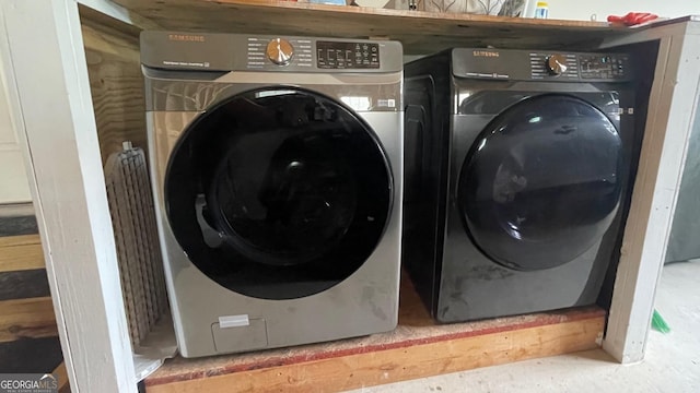 420 Ashbury Cir, Dallas, GA 30157 - washroom with washer and clothes dryer