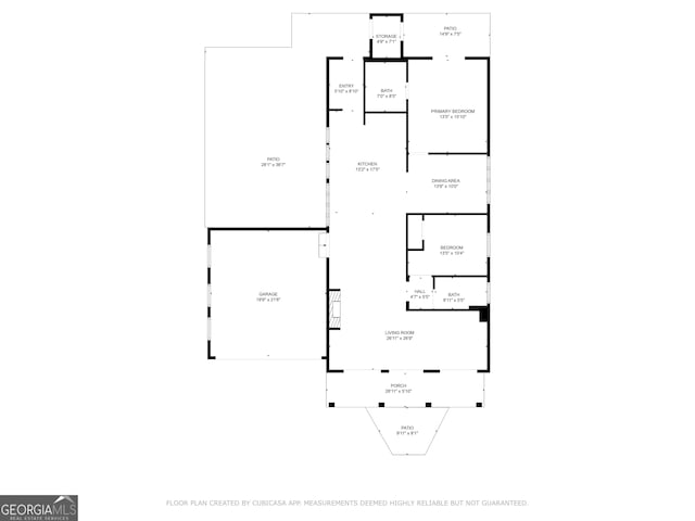 420 Ashbury Cir, Dallas, GA 30157 - view of floor plan / room layout