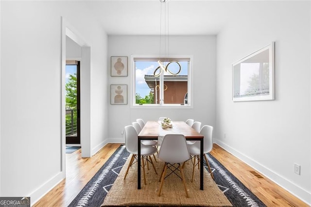 167 Sampson St, Atlanta, GA 30312 - dining space with light wood finished floors