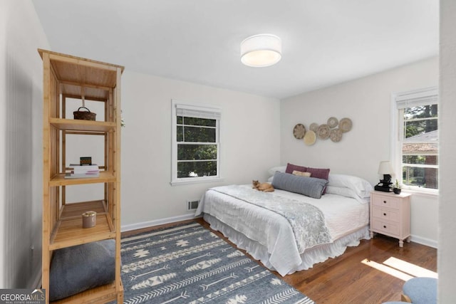 3205 Mcafee Rd, Decatur, GA 30032 - bedroom with wood finished floors and baseboards