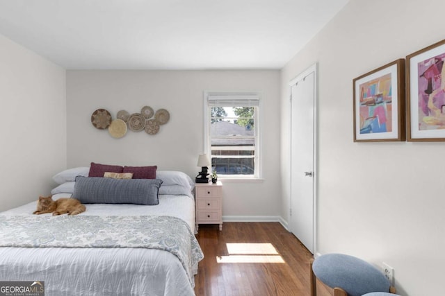 3205 Mcafee Rd, Decatur, GA 30032 - bedroom featuring wood finished floors and baseboards