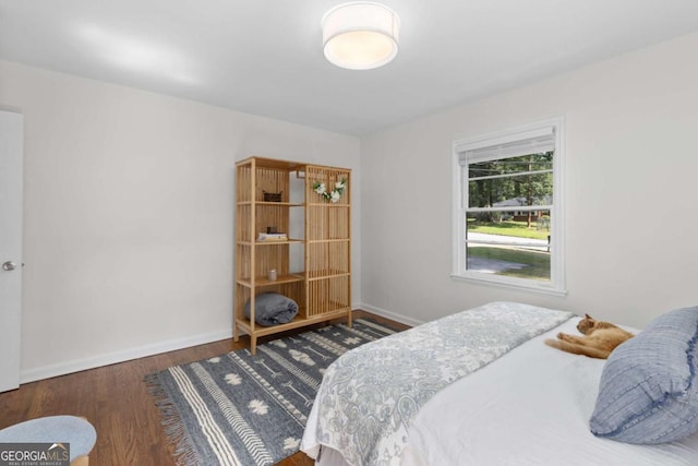 3205 Mcafee Rd, Decatur, GA 30032 - bedroom with wood finished floors and baseboards