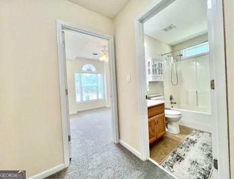 121 Pinnacle Ln, Mcdonough, GA 30253 - full bathroom featuring vanity, healthy amount of natural light, and bathtub / shower combination