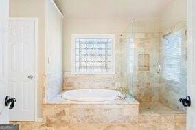 380 Victorian Ln, Duluth, GA 30097 - full bath with a shower stall and a bath