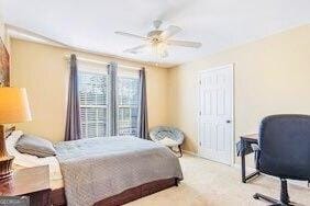 380 Victorian Ln, Duluth, GA 30097 - bedroom with a ceiling fan and carpet flooring