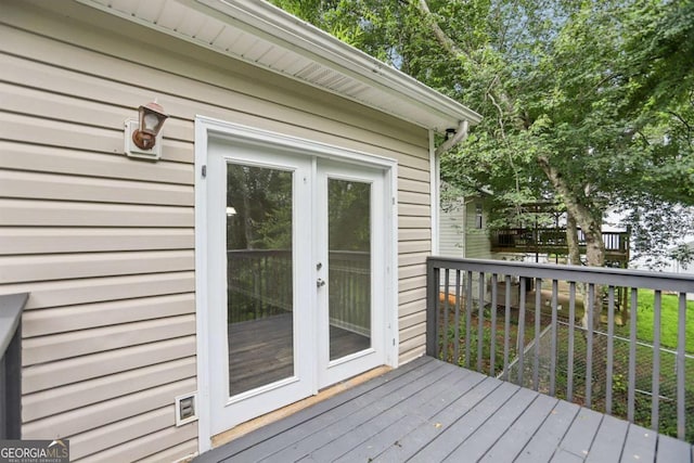 73 Azalea Dr, Villa Rica, GA 30180 - view of wooden terrace