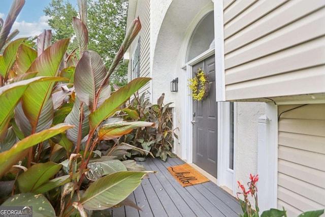 73 Azalea Dr, Villa Rica, GA 30180 - view of wooden deck