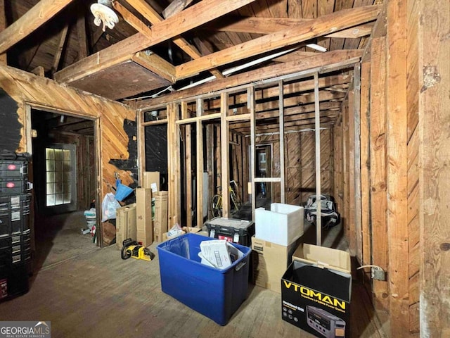 1891 Bennett Rd, Grayson, GA 30017 - below grade area with wooden walls