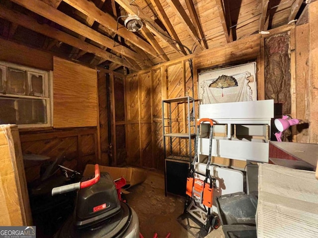 1891 Bennett Rd, Grayson, GA 30017 - misc room featuring wood walls
