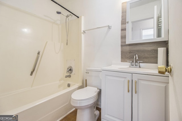 1077 Mainstreet Valley Dr, Stone Mountain, GA 30088 - bathroom with shower / washtub combination and vanity