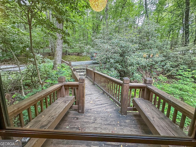 278 W Sugarbush Dr, Dillard, GA 30537 - view of wooden deck