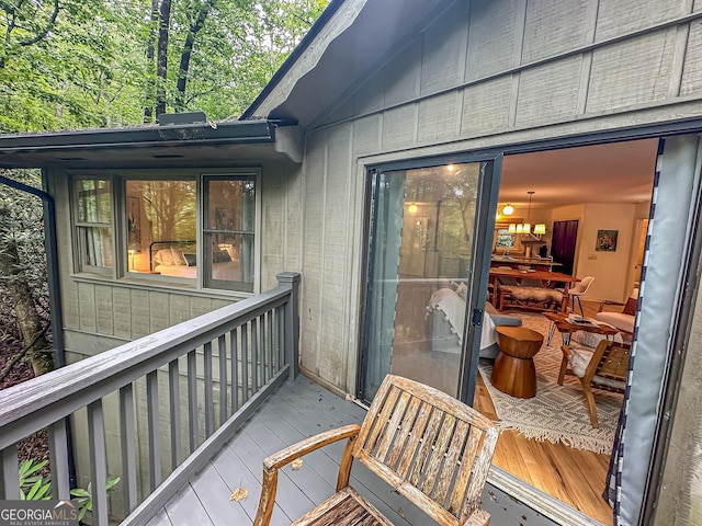 278 W Sugarbush Dr, Dillard, GA 30537 - view of wooden deck