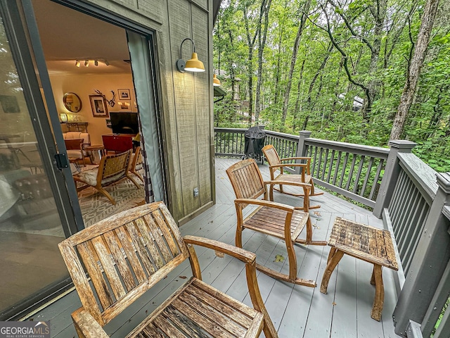 278 W Sugarbush Dr, Dillard, GA 30537 - view of wooden deck