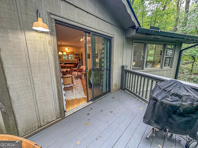 278 W Sugarbush Dr, Dillard, GA 30537 - deck featuring grilling area