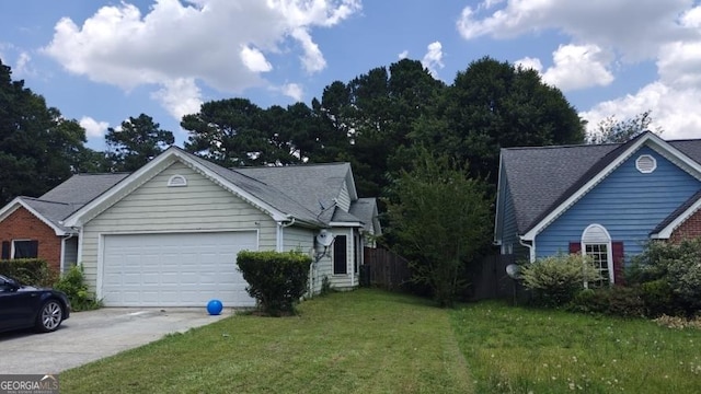 20 Bacchus Dr, Lawrenceville, GA 30045 - view of front facade with an attached garage and driveway
