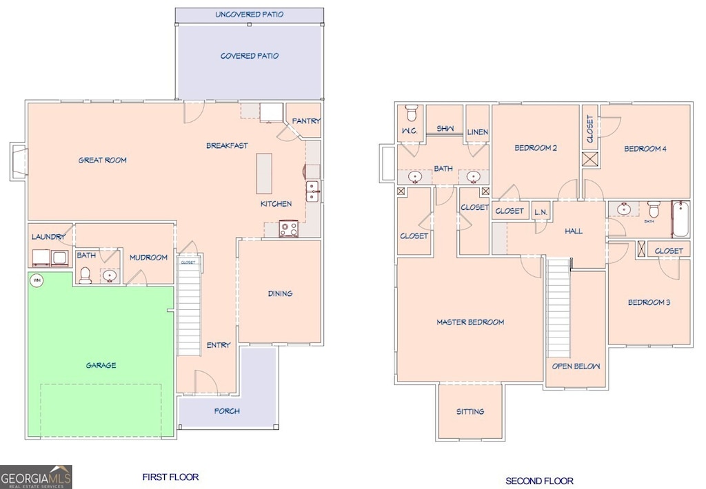6401 River Plantation Dr, Lula, GA 30554 - view of home floor plan