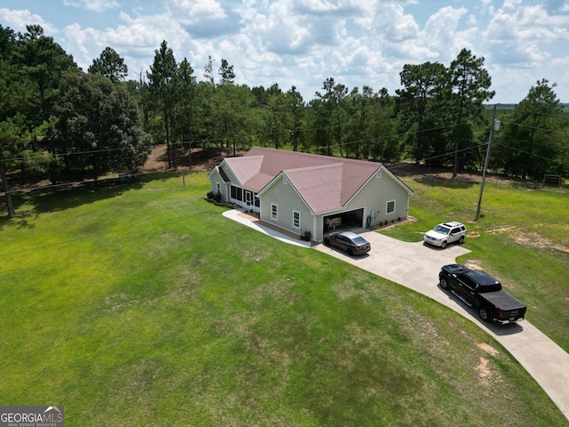722 Gumlog Rd, Wrightsville, GA 31096 - aerial view of property and surrounding area