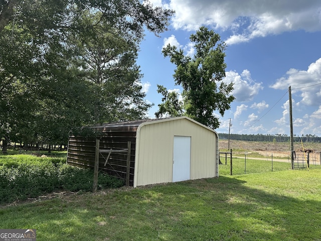 722 Gumlog Rd, Wrightsville, GA 31096 - view of pole building with a view of rural / pastoral area