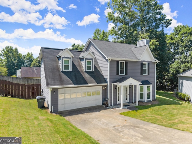 625 Hickory Nobb, Sugar Hill, GA 30518 - view of front of property featuring driveway, a chimney, and an attached garage