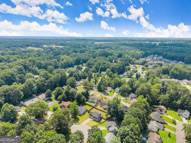 625 Hickory Nobb, Sugar Hill, GA 30518 - aerial view of residential area featuring a forest