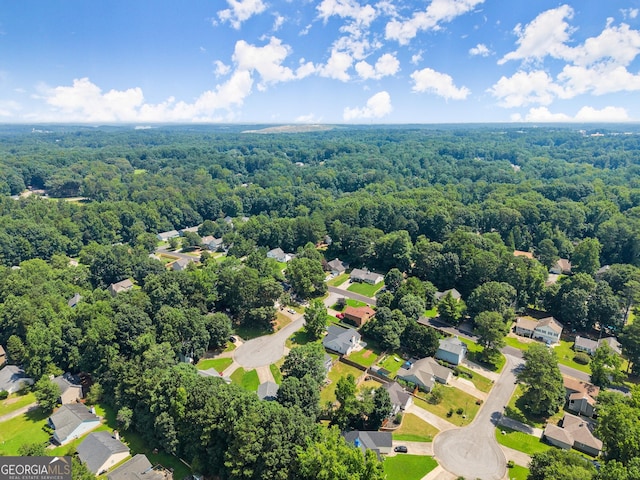 625 Hickory Nobb, Sugar Hill, GA 30518 - aerial perspective of suburban area featuring a forest