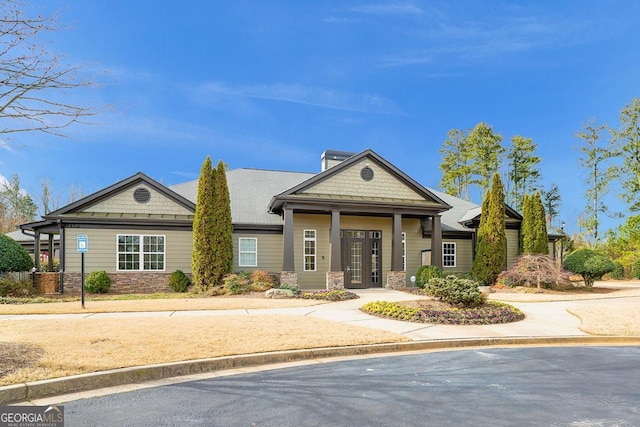 4020 New Salem Ct, Cumming, GA 30040 - view of front facade featuring stone siding