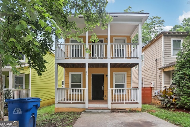 1159 Smith St SW, Atlanta, GA 30310 - view of property featuring a balcony and a porch