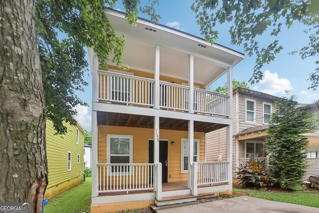 1159 Smith St SW, Atlanta, GA 30310 - view of front of property with a porch and a balcony