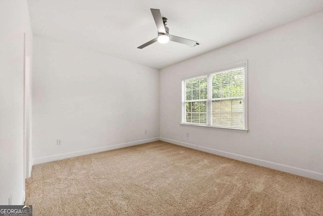 5534 Parkerton Ln, Sandy Springs, GA 30342 - empty room with carpet flooring and ceiling fan