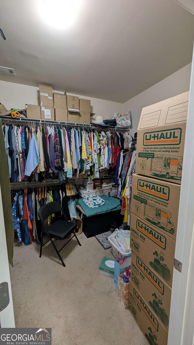 2435 Hickory Station Cir, Snellville, GA 30078 - walk in closet featuring carpet floors