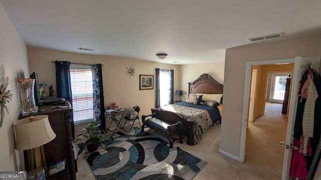 2435 Hickory Station Cir, Snellville, GA 30078 - bedroom with carpet and multiple windows