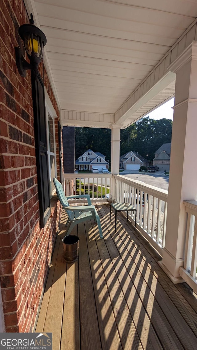 2435 Hickory Station Cir, Snellville, GA 30078 - view of wooden porch
