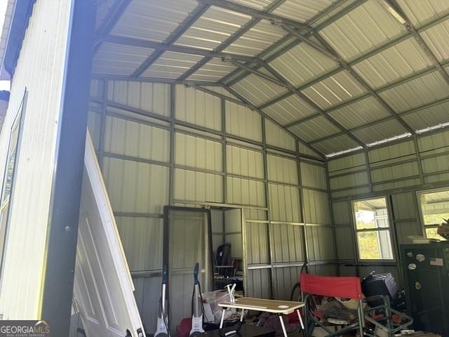 9 June Ln, Eastman, GA 31023 - garage with metal wall
