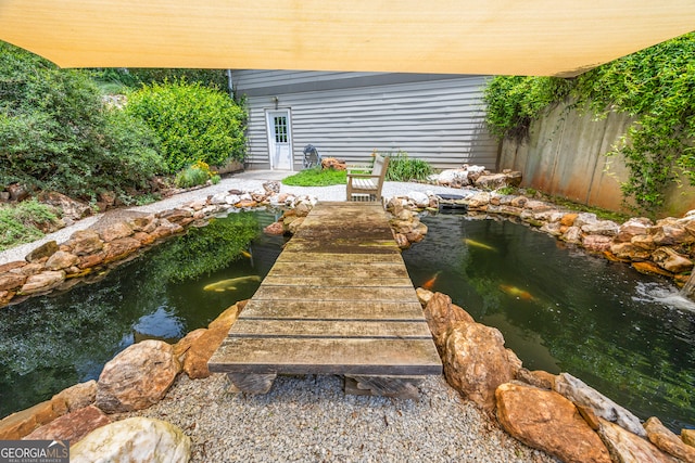 290 Vinson Rd, Tignall, GA 30668 - exterior space featuring a small pond
