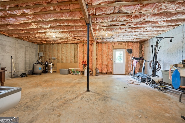 290 Vinson Rd, Tignall, GA 30668 - below grade area featuring a water pressure tank