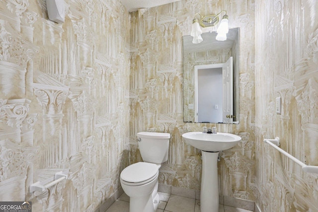 2379 Fallbrook Ct, Duluth, GA 30096 - bathroom featuring tile patterned floors and toilet