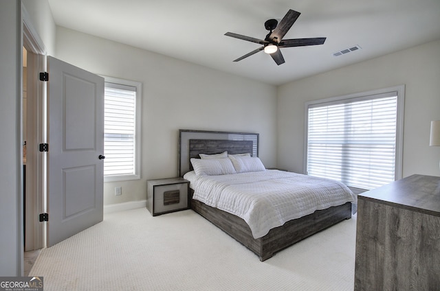 841 Keystone Dr, Woodstock, GA 30188 - bedroom with carpet flooring and a ceiling fan