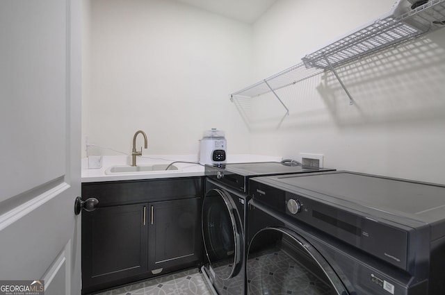 841 Keystone Dr, Woodstock, GA 30188 - laundry room with separate washer and dryer and cabinet space