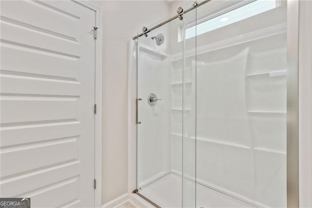 286 Kimberleys Xing, Jasper, GA 30143 - full bath with a shower stall and baseboards