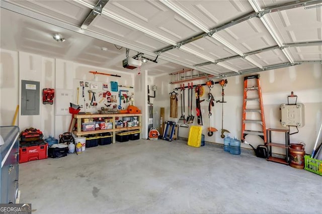 286 Kimberleys Xing, Jasper, GA 30143 - garage with electric panel and a garage door opener