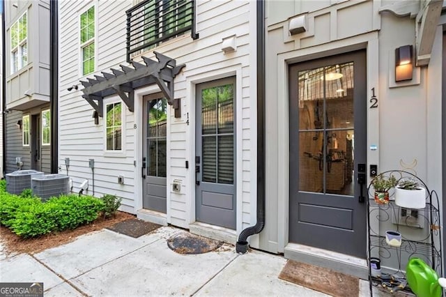 12 Becker Pl NW, Atlanta, GA 30307 - property entrance featuring a patio area and a pergola