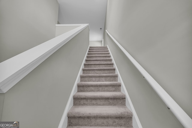 264 Golden Eagle Pkwy, Braselton, GA 30517 - stairs with carpet floors