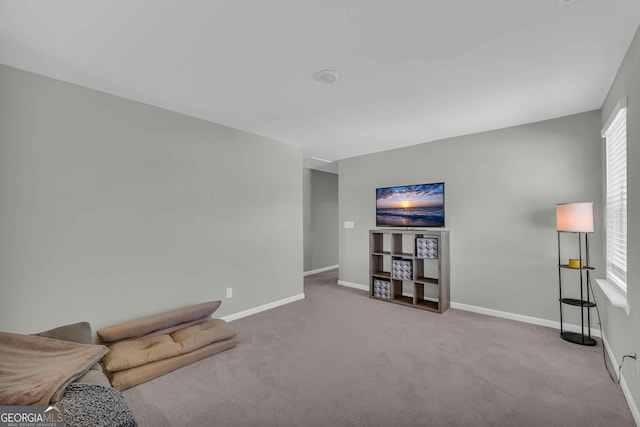 264 Golden Eagle Pkwy, Braselton, GA 30517 - living area featuring baseboards and carpet